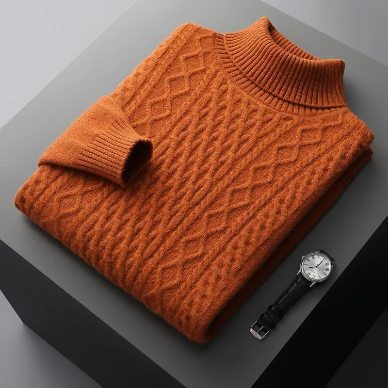 Jersey de cuello alto de lana Saint-Tropez - Imagen 9