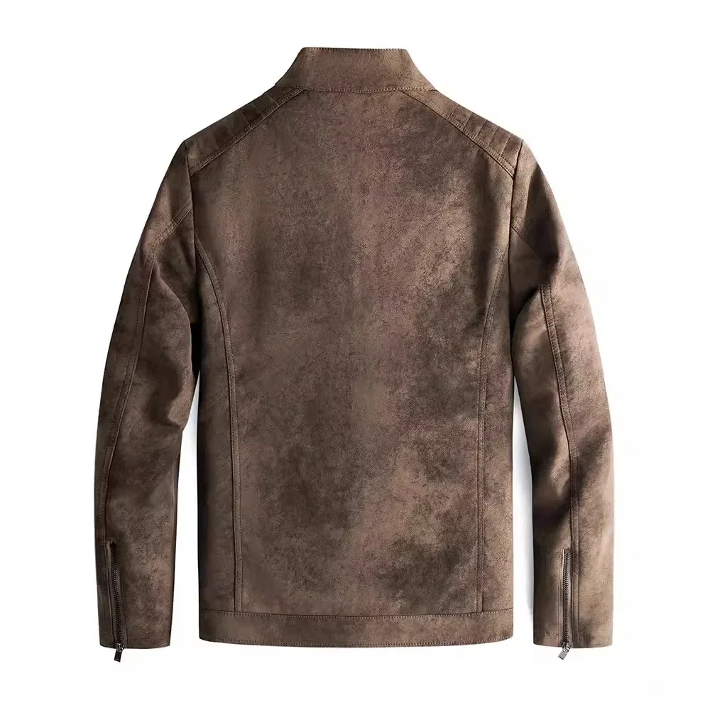 Elegante chaqueta de cuero con forro polar - Imagen 6