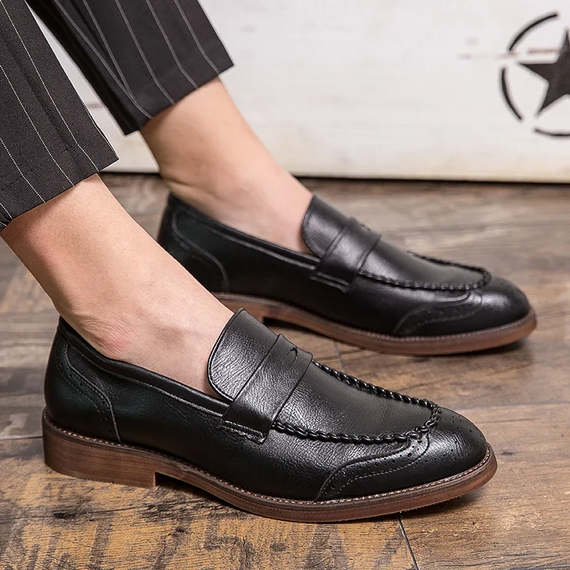 Mocasines de cuero elegantes - Imagen 5