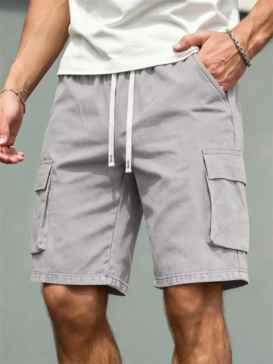 Pantalones cortos cargo elegantes - Imagen 5