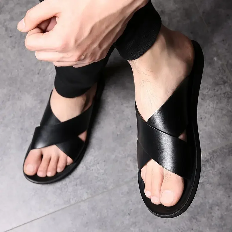 Sandalias de piel de primera calidad - Imagen 7