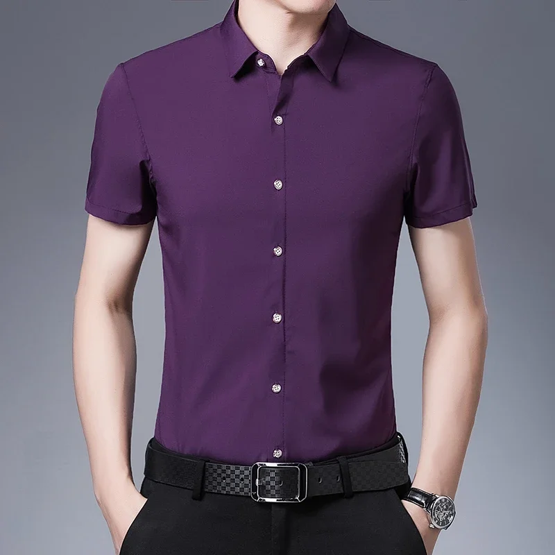 Camisa de manga corta de estilo «business casual» - Imagen 7