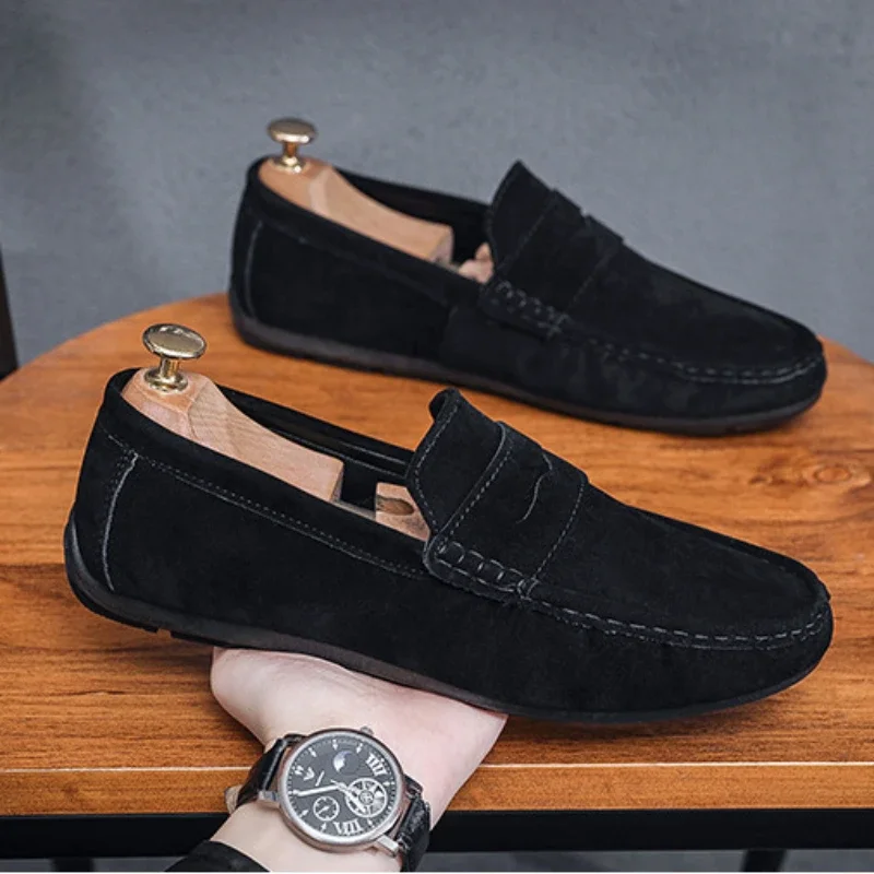 Mocasines de ante ligeros para hombre - Imagen 9