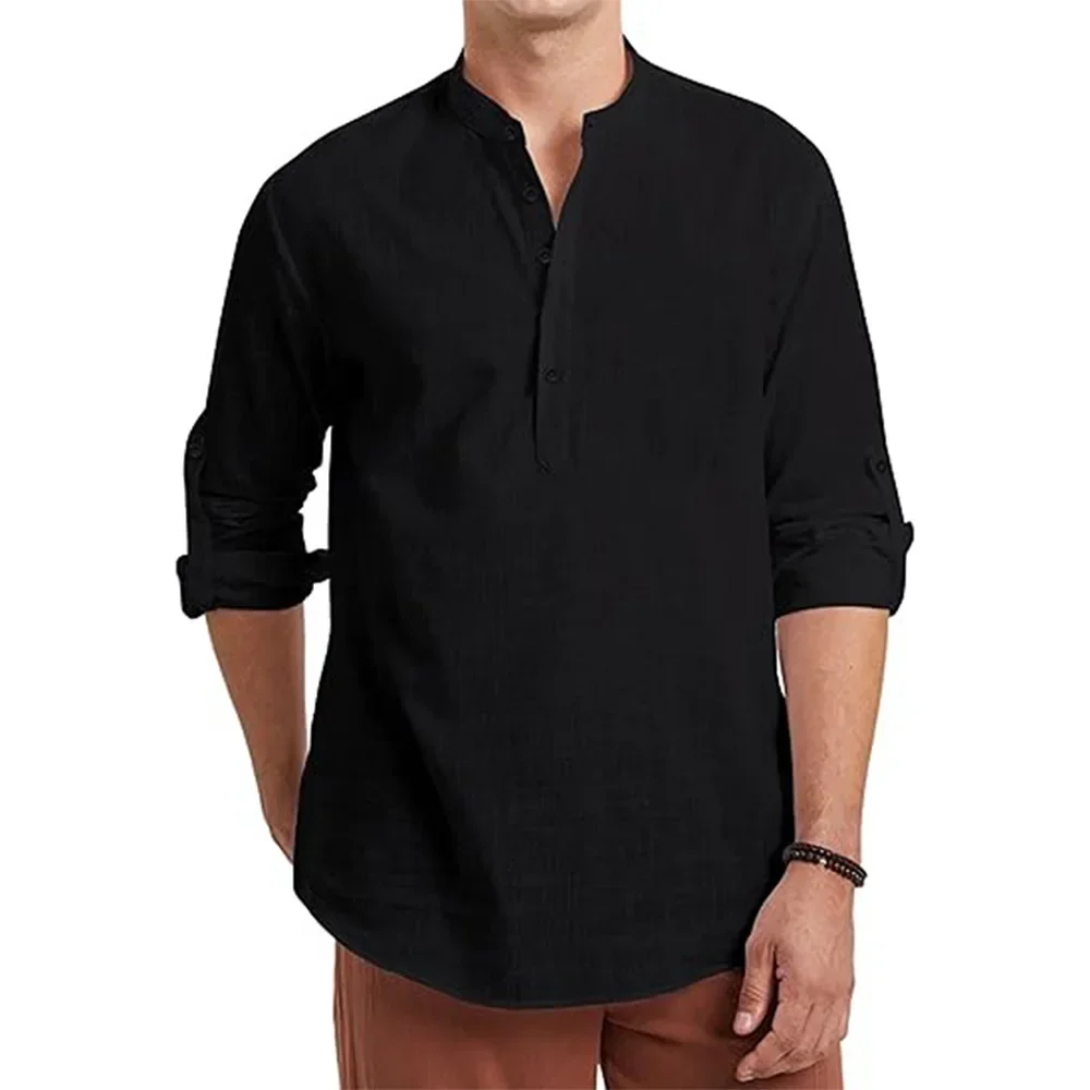 Camisa Henley informal - Imagen 9