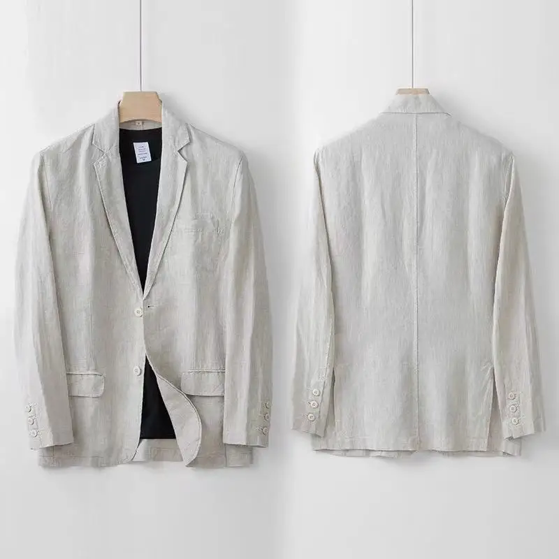 Elegante chaqueta de lino - Imagen 5