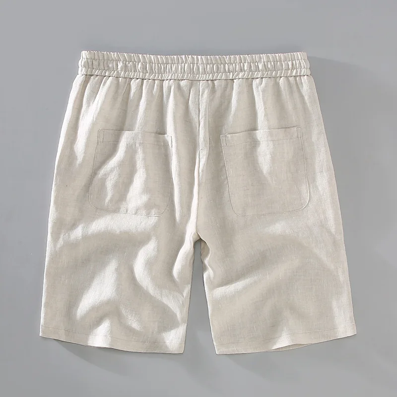 Pantalones cortos elegantes de lino - Imagen 7