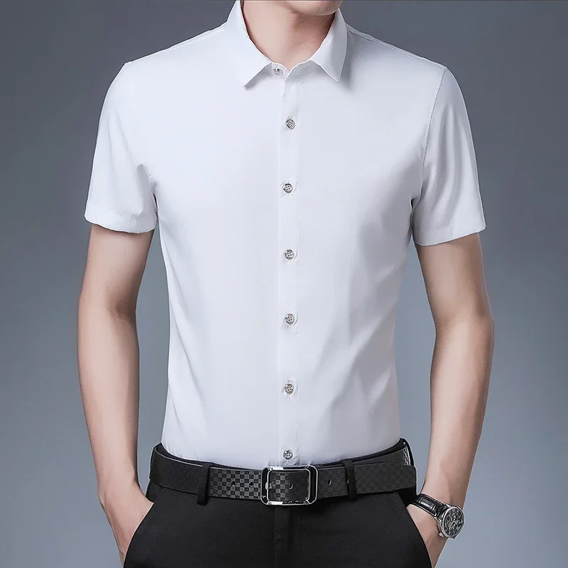 Camisa de manga corta de estilo «business casual» - Imagen 5