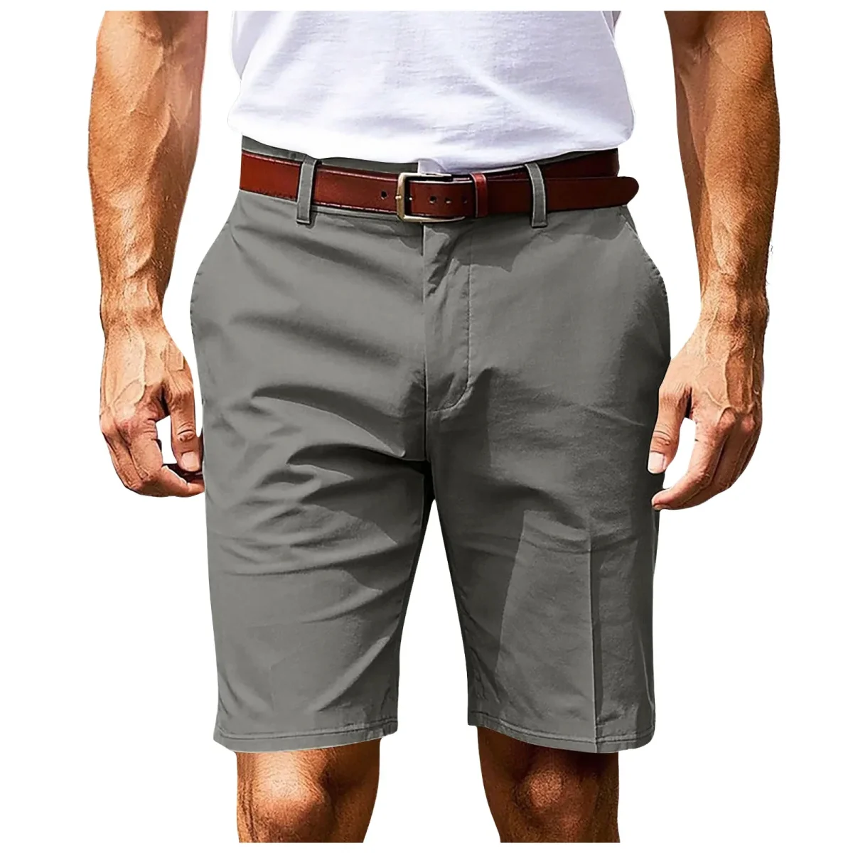 Pantalones cortos elegantes de algodón chino - Imagen 7