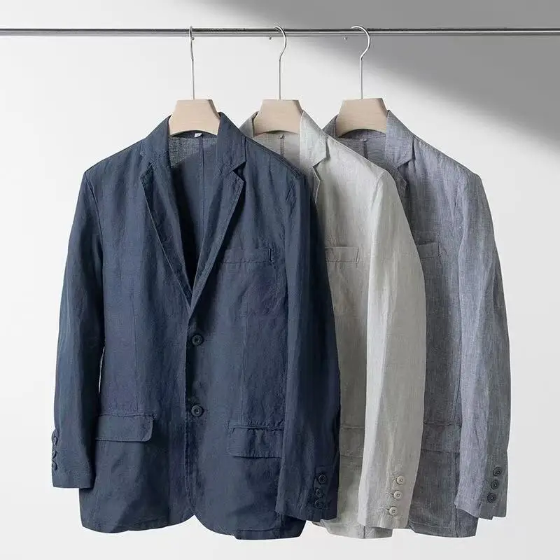 Elegante chaqueta de lino - Imagen 6