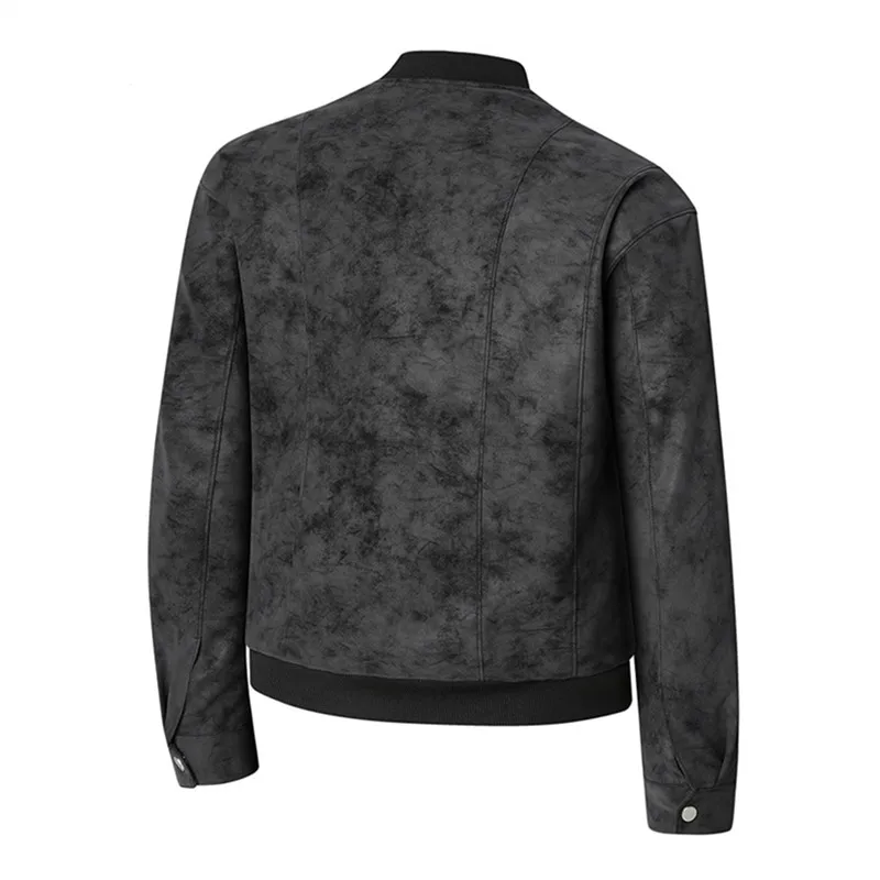 Chaqueta bomber de ante - Imagen 4