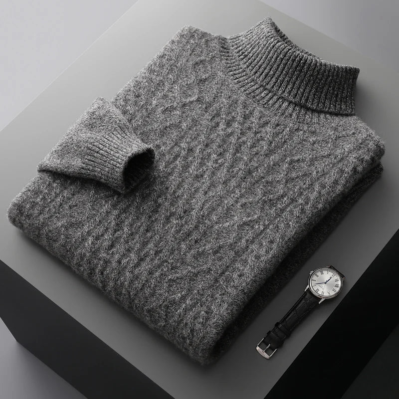 Jersey de cuello alto de lana Saint-Tropez - Imagen 7
