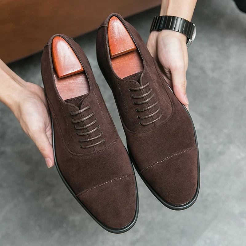 Zapatos elegantes de ante - Imagen 7