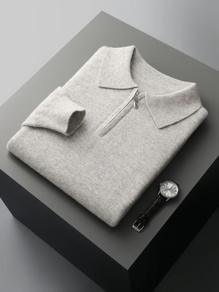 Elegante jersey polo de cachemira - Imagen 6