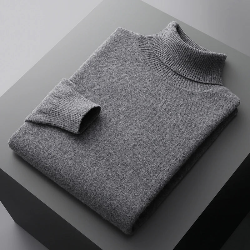 Jersey de cuello alto de lana «Genève» - Imagen 9