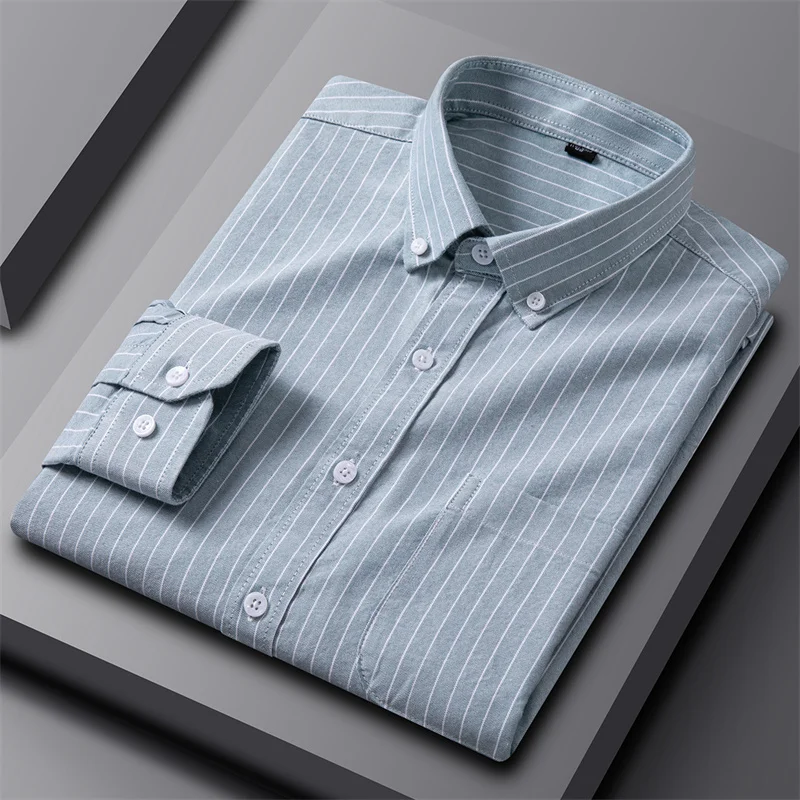 Givalli - Camisa Oxford elegante para hombre - Imagen 5