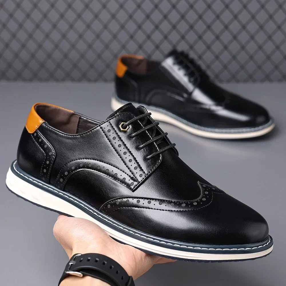 Elegantes zapatos Oxford de piel - Imagen 9
