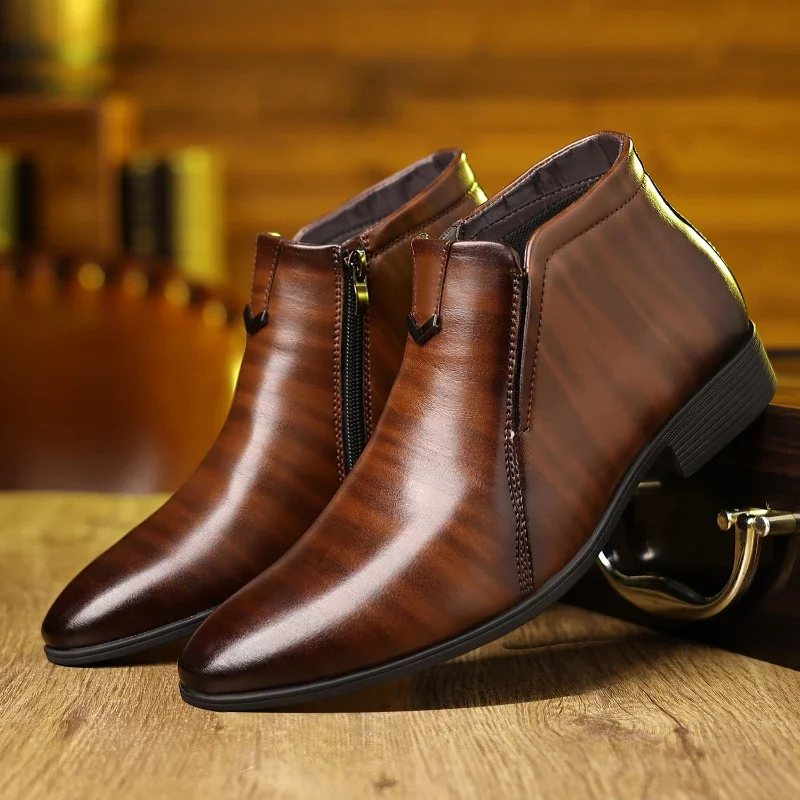 Botas de cuero Beckett con cremallera - Imagen 3