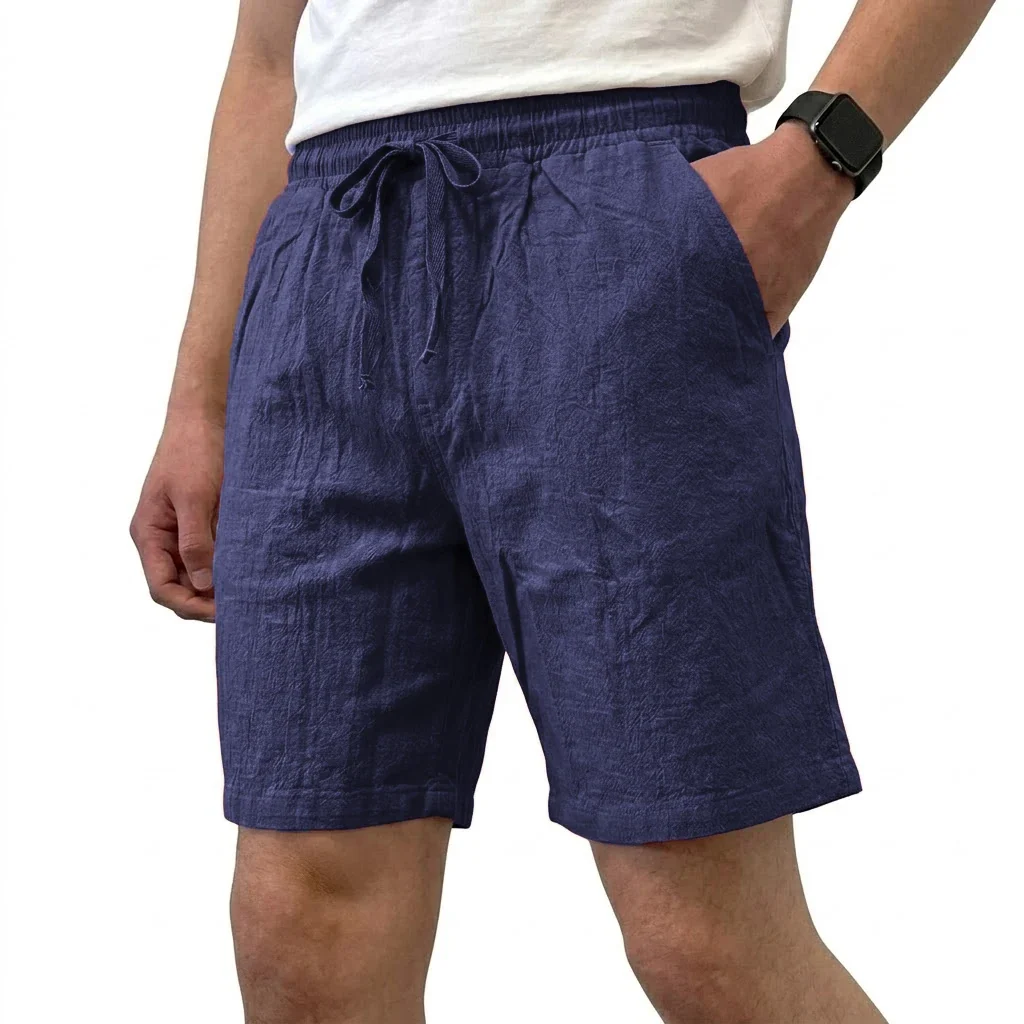 Pantalones cortos de lino transpirables - Imagen 8