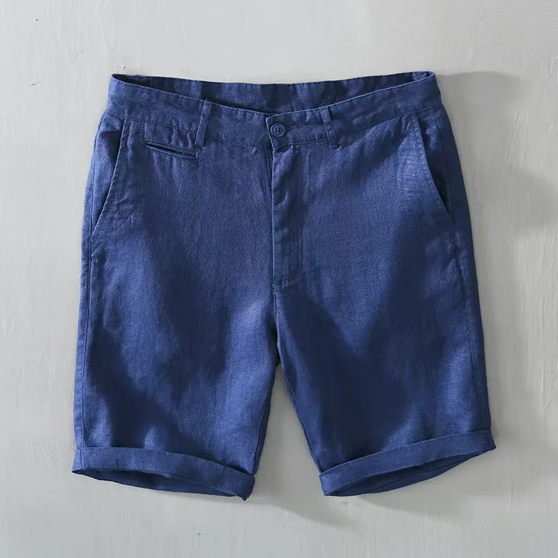 Pantalones cortos elegantes de lino - Imagen 6