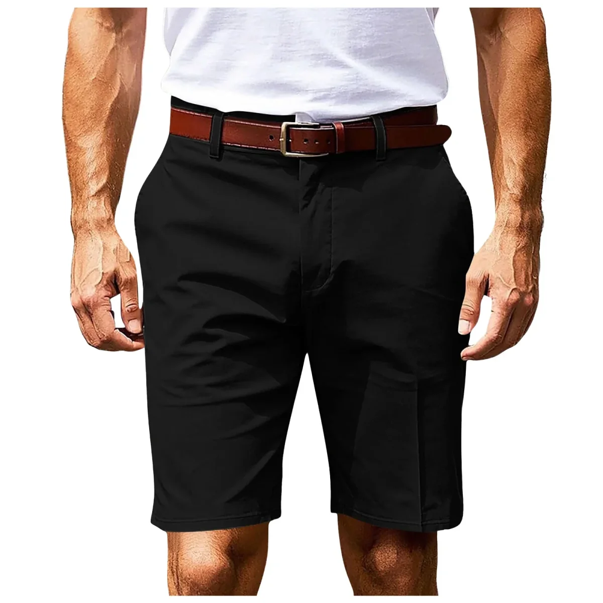 Pantalones cortos elegantes de algodón chino - Imagen 9