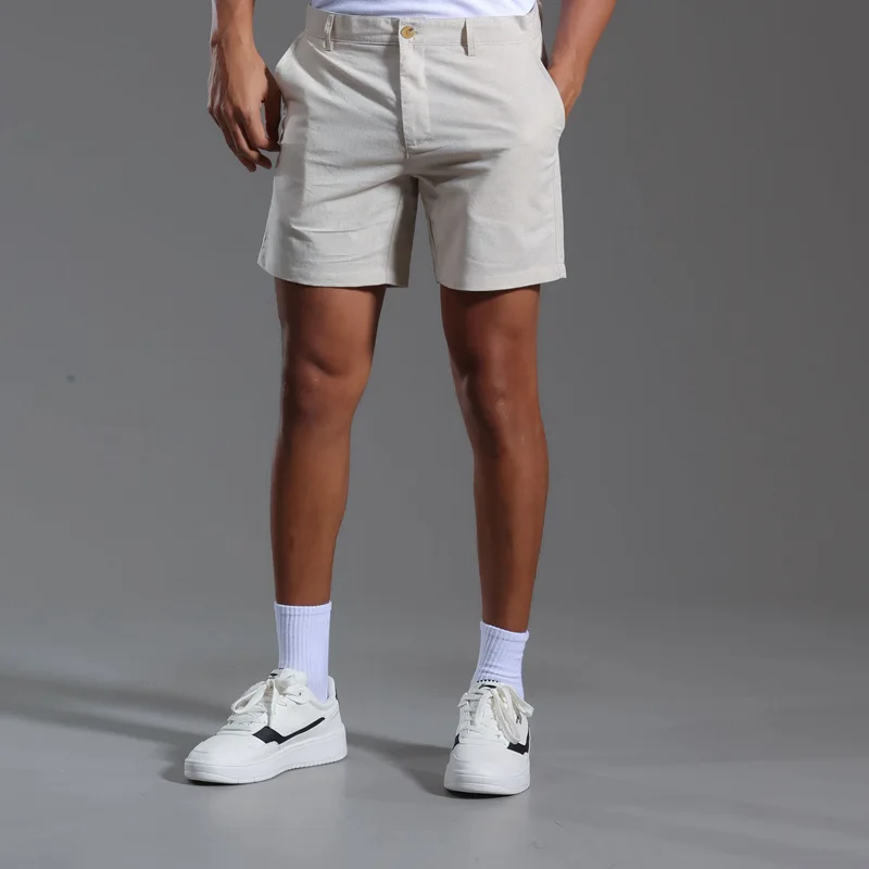 Pantalones cortos elegantes de algodón - Imagen 3