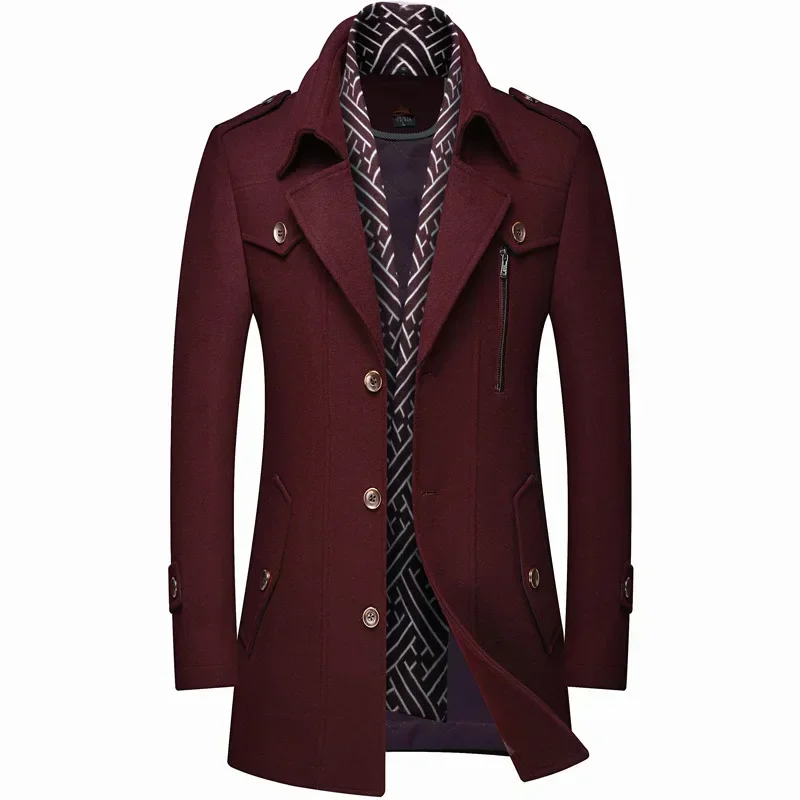 Abrigo elegante de lana - Imagen 7