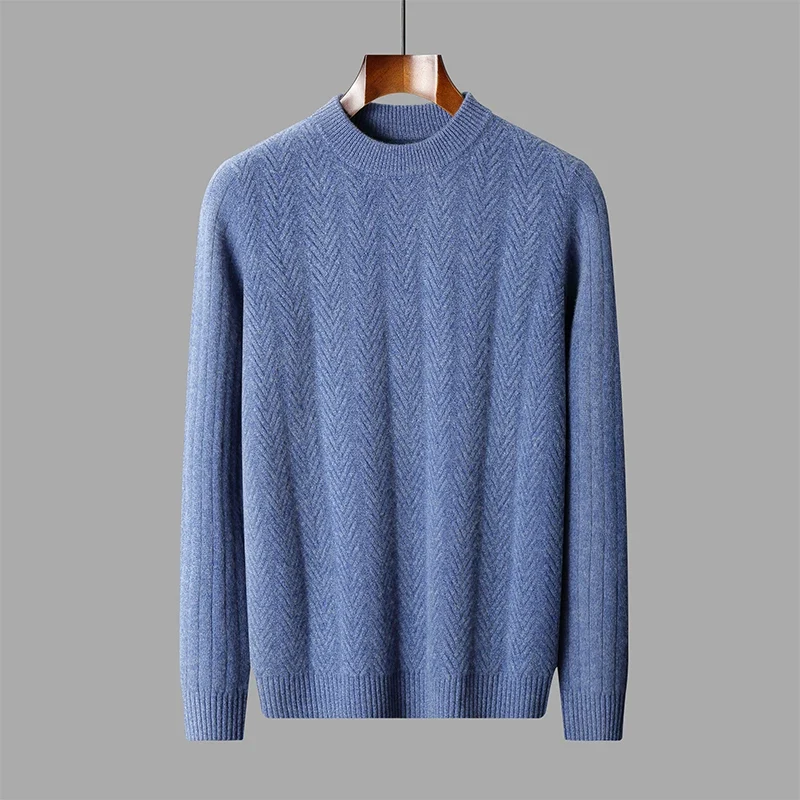 Elegante jersey de cachemira de punto grueso - Imagen 3