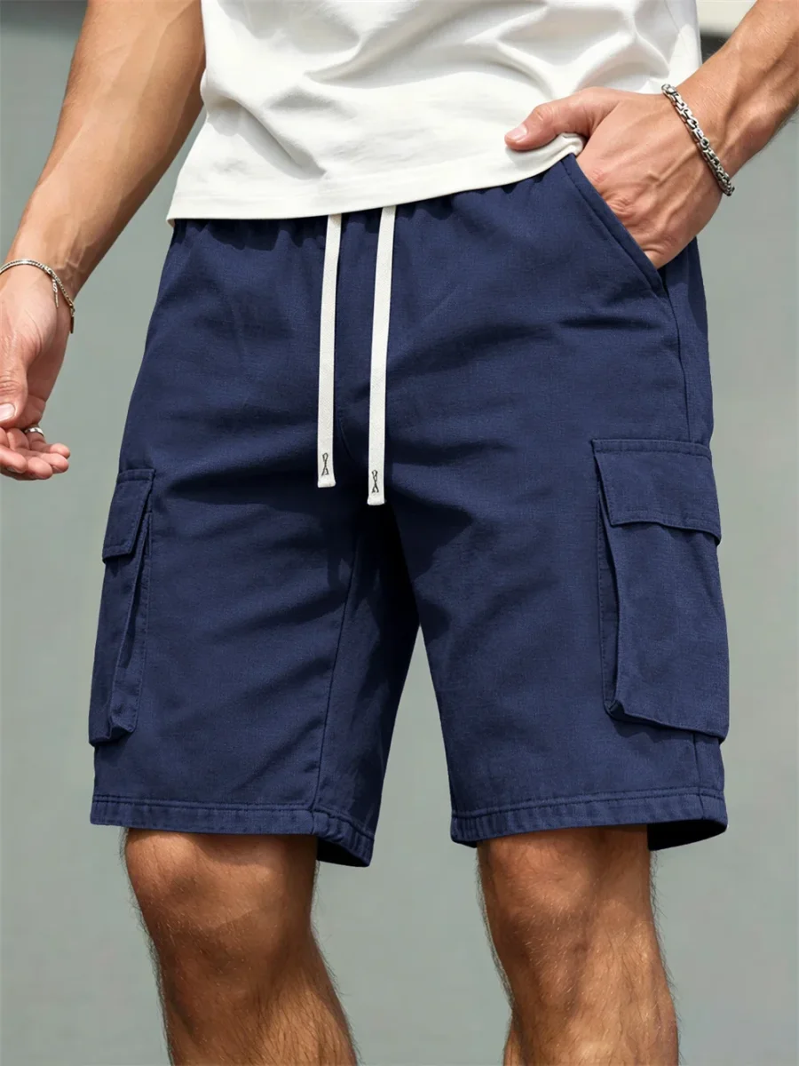 Pantalones cortos cargo elegantes - Imagen 3