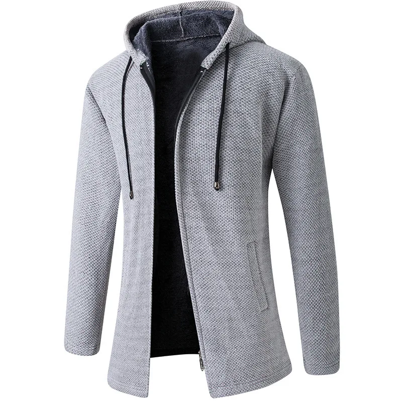 Chaqueta elegante con capucha para hombre - Imagen 6