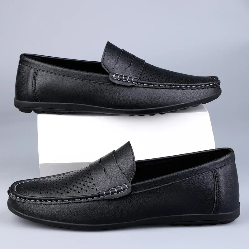 Mocasines clásicos de piel italiana - Imagen 3
