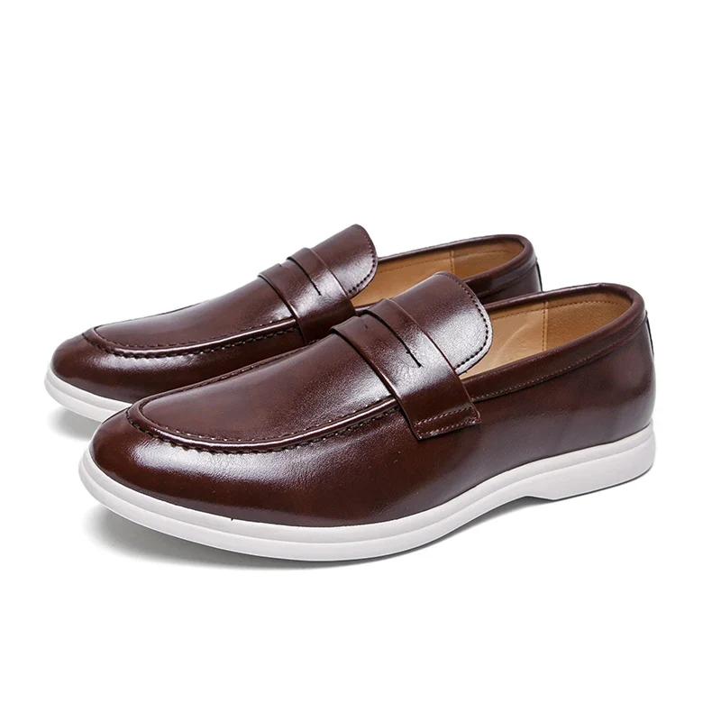 Mocasines de piel elegantes y formales para la oficina - Imagen 5