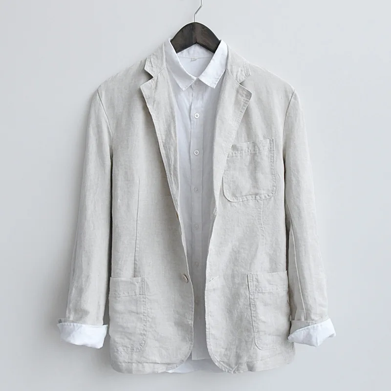Elegante chaqueta de lino - Imagen 5