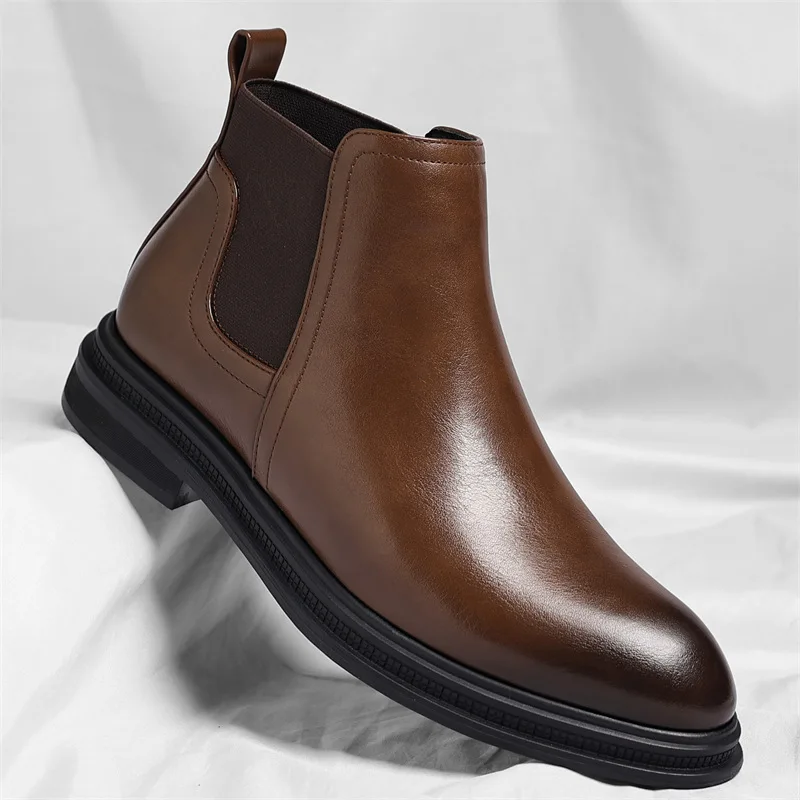Botas de cuero para hombre - Imagen 8