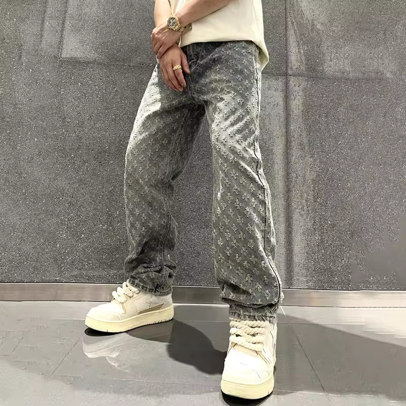 Vaqueros de denim jacquard - Imagen 3