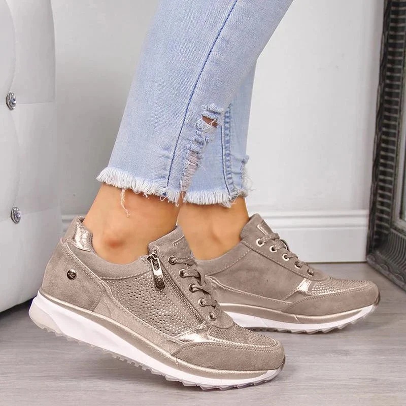 Baskets orthopédiques confort femme – Style moderne pour marche quotidienne - Imagen 4
