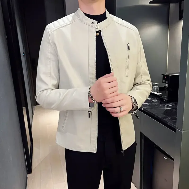 Chaqueta de cuero elegante - Imagen 9