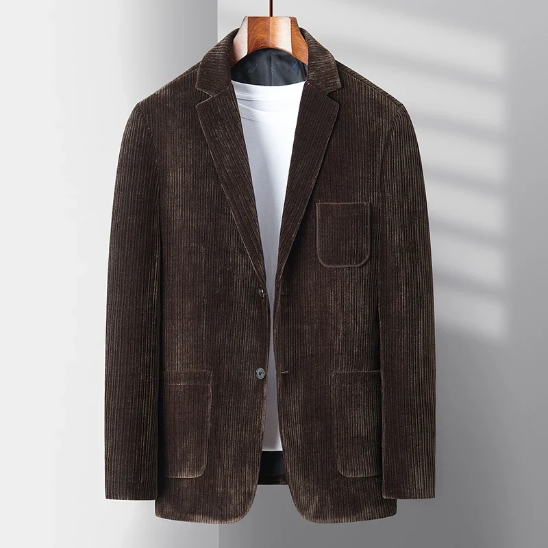 Elegante chaqueta de traje de pana - Imagen 3