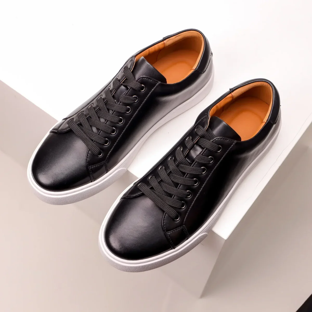 Zapatillas de cuero auténtico - Imagen 3