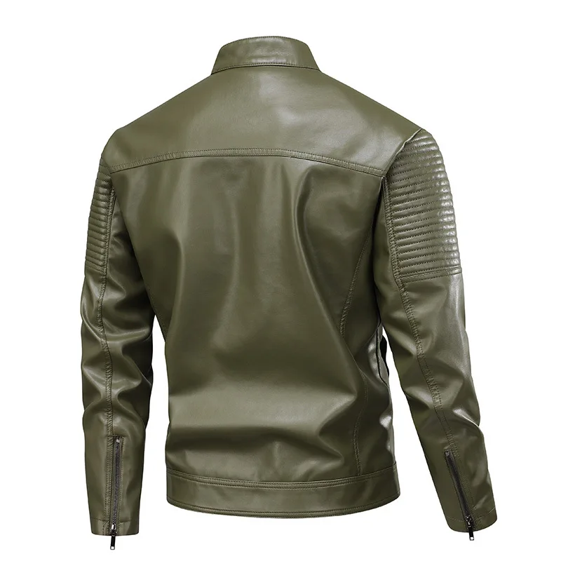 Chaqueta de cuero clásica - Imagen 4