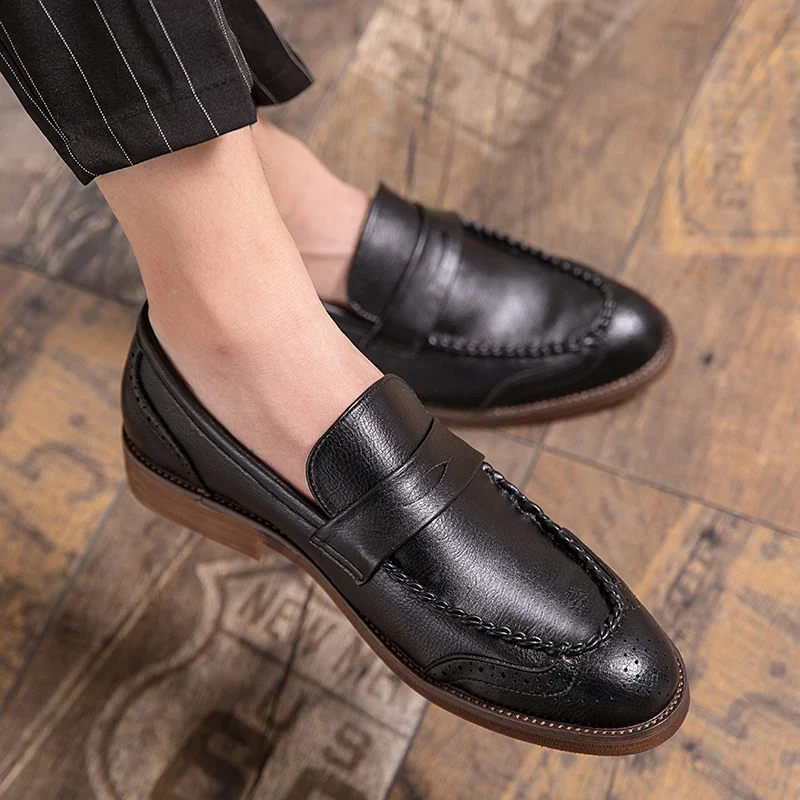 Mocasines de cuero elegantes - Imagen 6