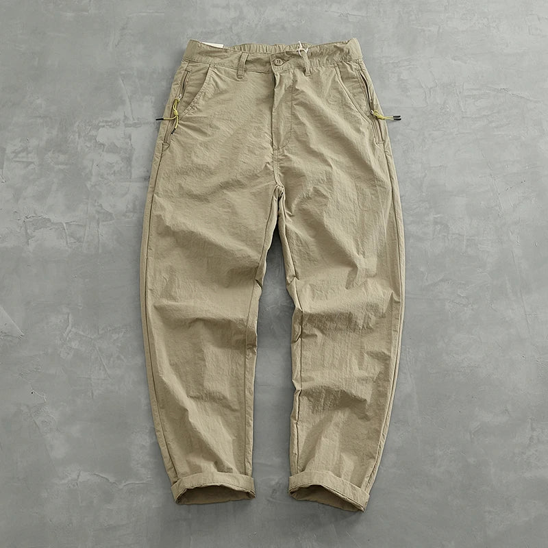 Pantalones cargo retro americanos elegantes - Imagen 4