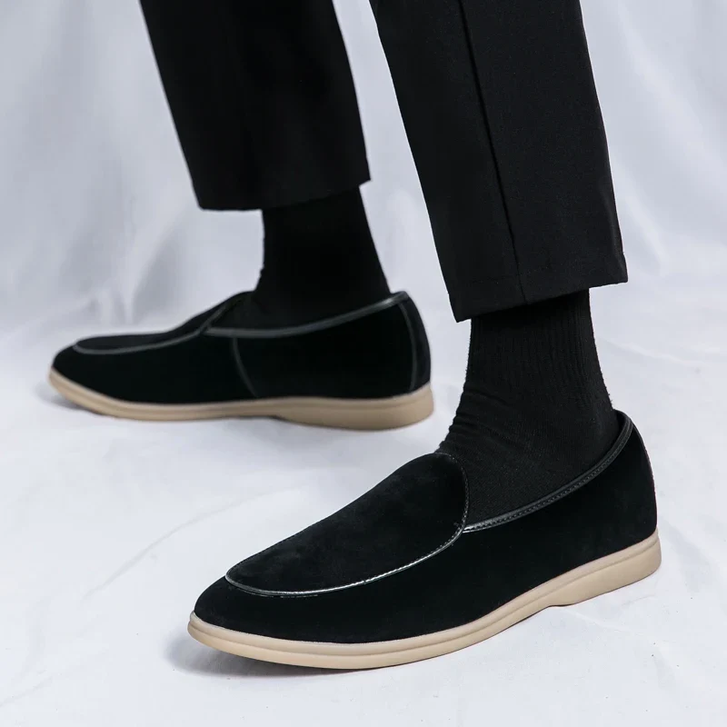 Mocasines elegantes de ante - Imagen 9