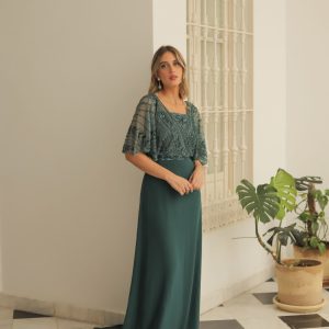 Vestido falda lisa