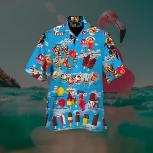 Aloha™ - Chemise D'été avec Impression de Glaces