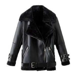 Chaqueta de aviador de cuero genuino Locke & Key Dodge