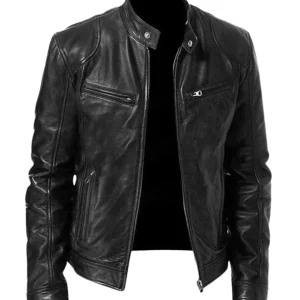 Chaqueta de cuero