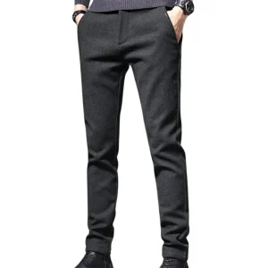 Pantalones elegantes de corte ajustado