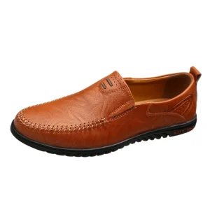 Mocasines elegantes de piel