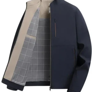 Chaqueta clásica con cremallera