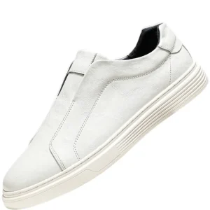 Zapatos clásicos sin cordones de piel